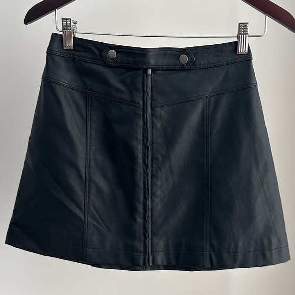 Abercrombie & Fitch Vegan Leather Skirt - Picture 1 of 9